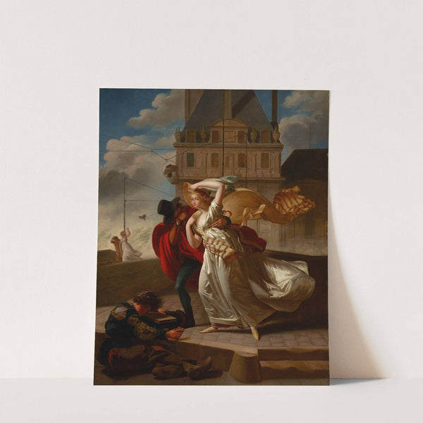 Gust of Wind on the Pont Royal by Michel Garnier