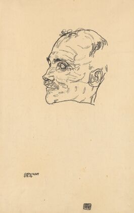 Gustav Klimt auf dem Totenbett
