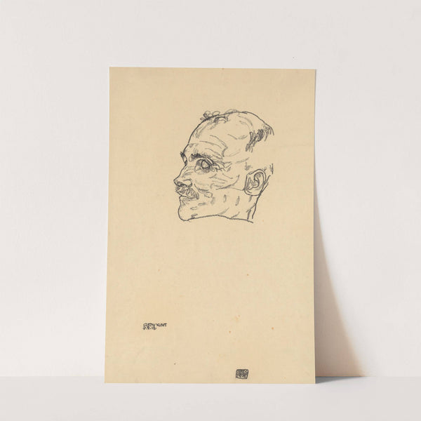 Gustav Klimt auf dem Totenbett (1991) by Egon Schiele