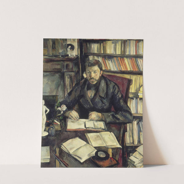 Gustave Geffroy (1895 - 1896) by Paul Cézanne