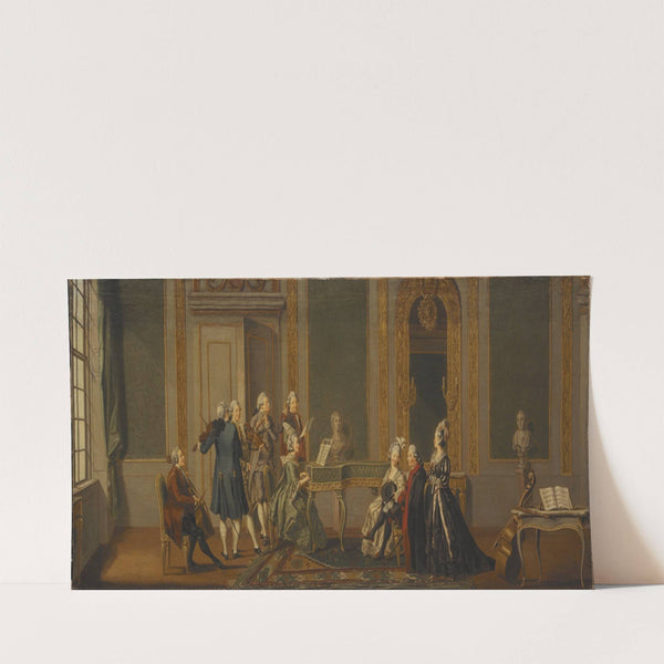 Gustavian Style Interior with a Musical Party (1779) by Pehr Hilleström