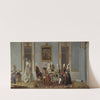 Gustavian Style Interior with Cardplayers (1779) by Pehr Hilleström