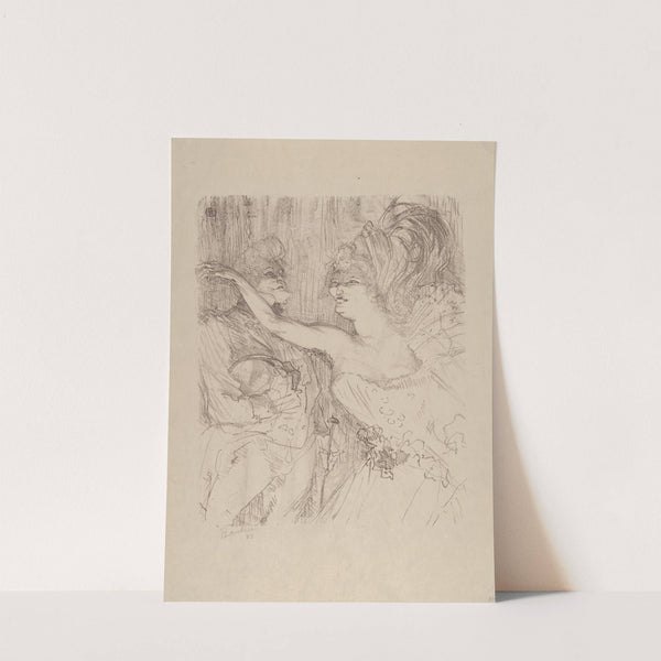 Guy and Mealy, in Paris Qui Marche (1898) by Henri de Toulouse-Lautrec