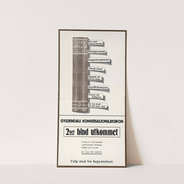Gyldendals konversasjonsleksikon ; 2net bind utkommet (1933) by Centraltrykkeriet Oslo