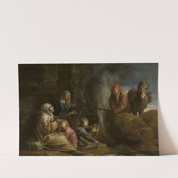 Gypsy camp by Jan van de Venne
