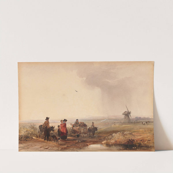 Gypsy Camp, Holland (1800s) by George Bryant Campion