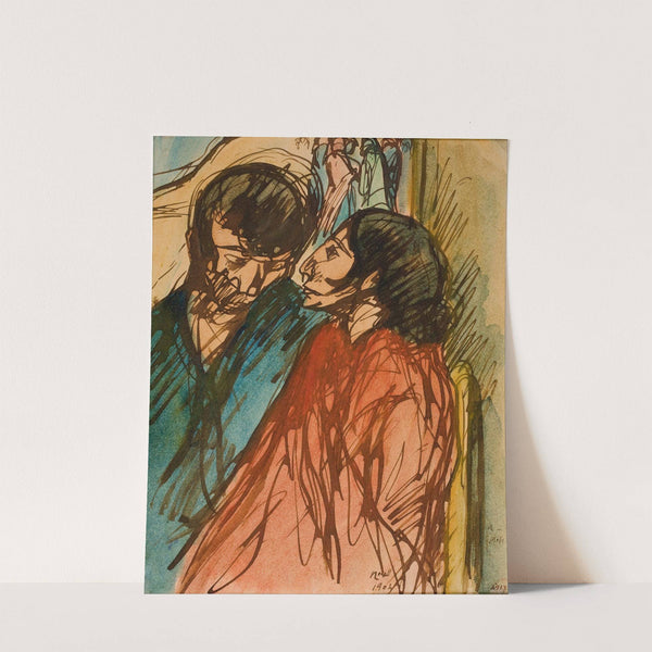 Gypsy Couple by Isidre Nonell