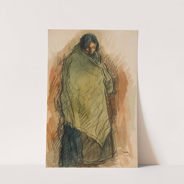 Gypsy Standing by Isidre Nonell