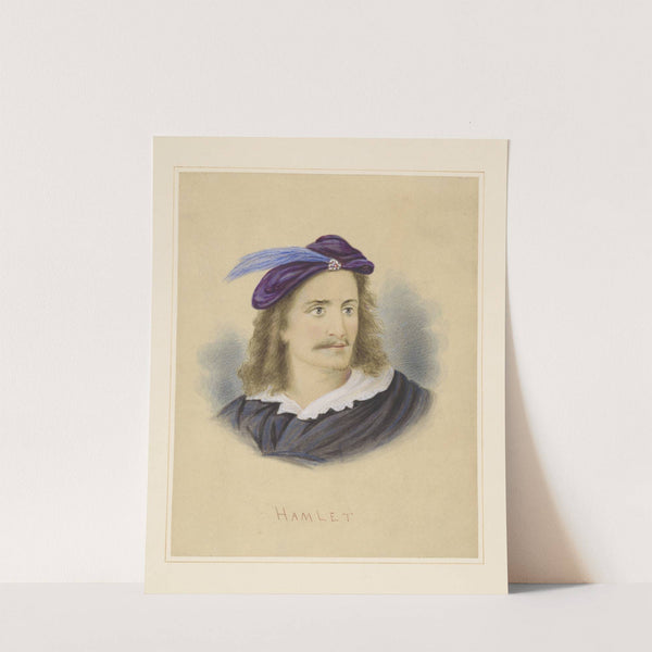 H. Beerbohm Tree as Hamlet by Augustus Toedteberg