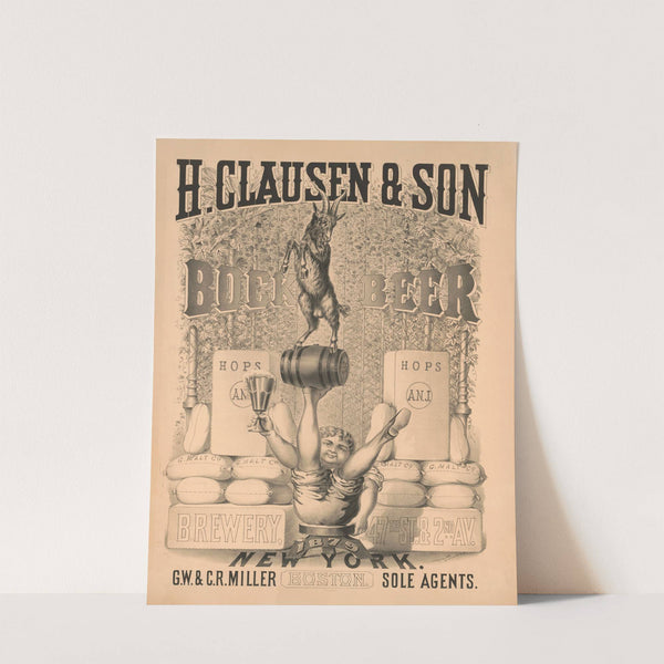 H. Clausen & Son brewery, 47th St. & 2nd Av. New York – bock beer (1879) by Wittemann Bros.