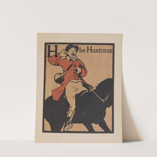 H for Huntsman (1899) by William Nicholson