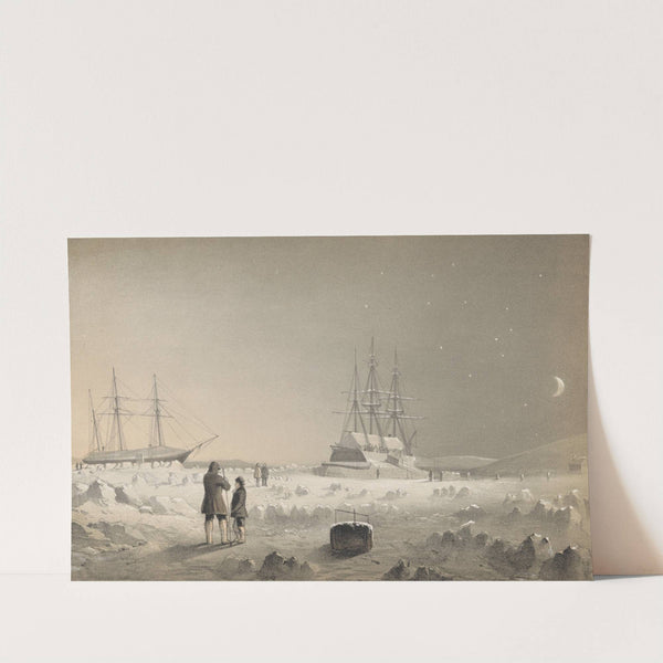H.M.S. Assistance and Pioneer in Winter Quarters—Returning Daylight by Walter William May