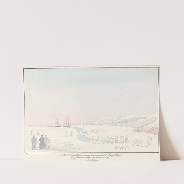 H.M.S. Hecla & Griper by Charles Hamilton Smith