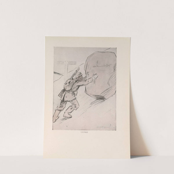 H—’Sisyphus,—His Stone’ (1916-1917) by Louis Raemaekers