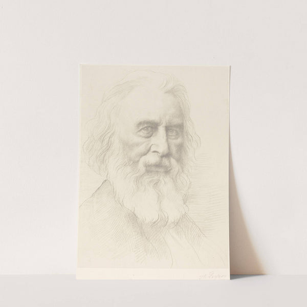 H.W. Longfellow, 2nd plate by Alphonse Legros