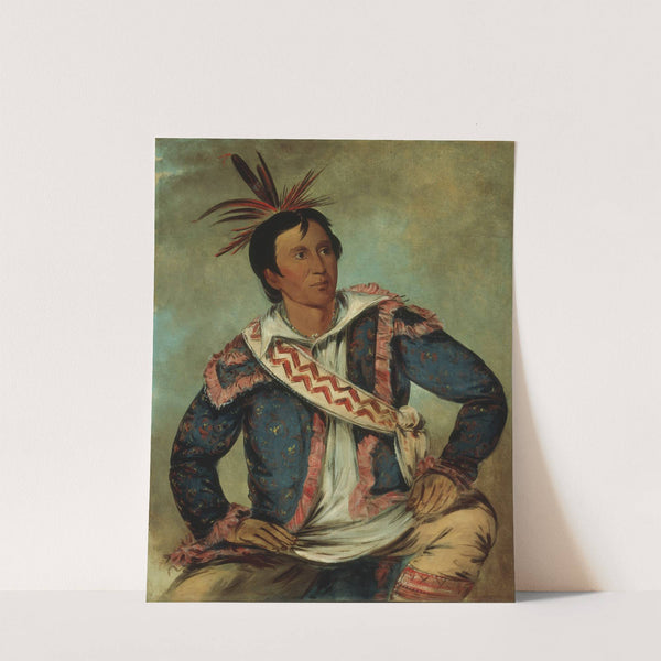 Há-Tchoo-Túc-Knee, Snapping Turtle, a Half-Breed by George Catlin