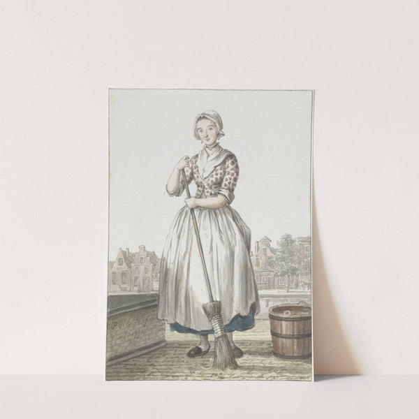 Haags dienstmeisje by Paulus Constantijn la Fargue
