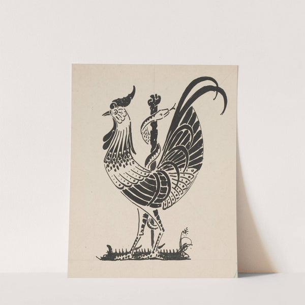 Haan met esculaap by Reinier Willem Petrus de Vries