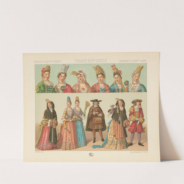 Habillement des gens de qualite (1876-1888) by Auguste Racinet