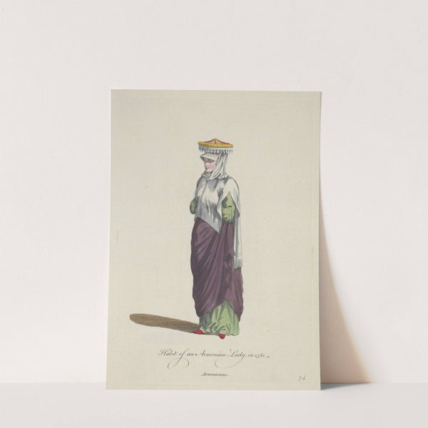 Habit of a Armenian ladiy in 1581. Armenienne. (1757-1772) by Charles Grignion