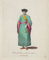 Habit of a Bonza or priest in China. Bonza de la Chine. (1757-1772)