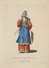 Habit of a bonzess of China in 1700. Bonzess de Chine. (1757-1772)