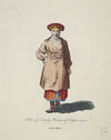 Habit of a country woman of Ingria in 1764. Femme d’Ingrie. (1757-1772)