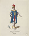 Habit of a Dane in 1017. Ancien Danois. (1757-1772)