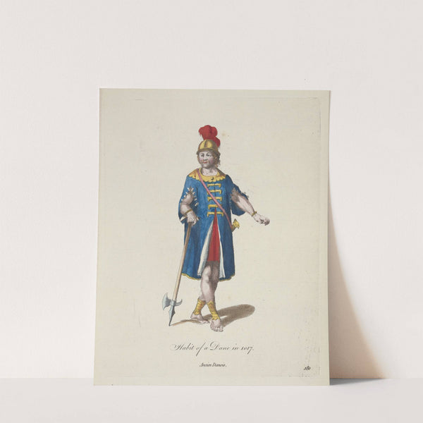 Habit of a Dane in 1017. Ancien Danois. (1757-1772) by Charles Grignion