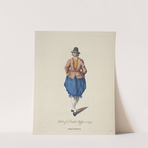 Habit of a Dutch skipper in 1770. Matelot Hollandois. (1757-1772) by Charles Grignion