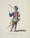 Habit of a Dutch soldier in 1588. Soldat Hollandois. (1757-1772)