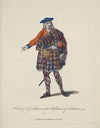 Habit of a gentleman in the highlands of Scotland in 1745. Gentilhomme des montagnes d’Ecosse. (1757-1772)