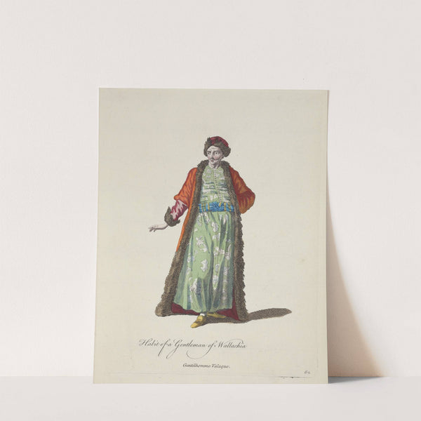 Habit of a gentleman of Wallachia. Gentilhomme Valaque. (1757-1772) by Charles Grignion
