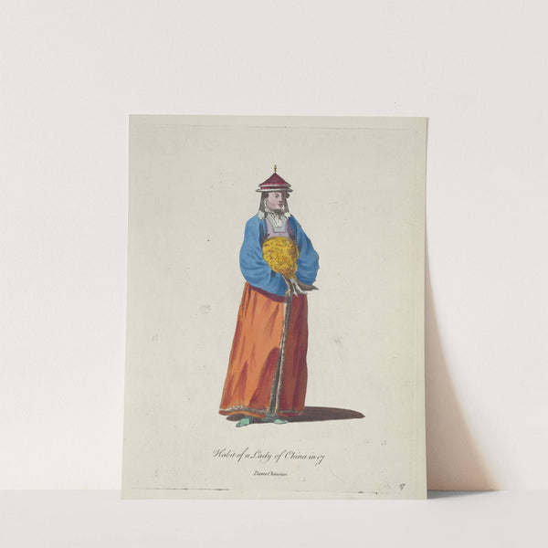Habit of a lady of China. Dame Chinoise. (1757-1772) by Charles Grignion