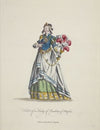 Habit of a lady of quality of Naples. Dame de qualiité de Naples. (1757-1772)
