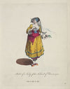 Habit of a lady of the island of Chio in 1700. Fille de l’Isle de Chió in 1700. (1757-1772)