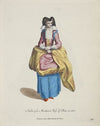 Habit of a merchant’s wife of Paris in 1626. Femme d’un marchand de Paris. (1757-1772)
