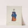 Habit of a merchant’s wife of Paris in 1640. Merchade de Paris. (1757-1772) by Charles Grignion