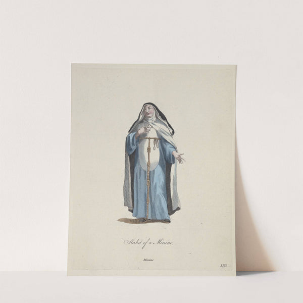 Habit of a Minim. Minime. (1757-1772) by Charles Grignion