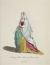 Habit of a noble matron of Rome in 1581. Dame Romaine. (1757-1772)