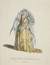 Habit of a noble matron of Venice in 1581. Dame Venitienne. (1757-1772)