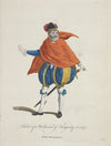 Habit of a nobleman of Burgundy in 1577. Noble Bourguignon. (1757-1772)