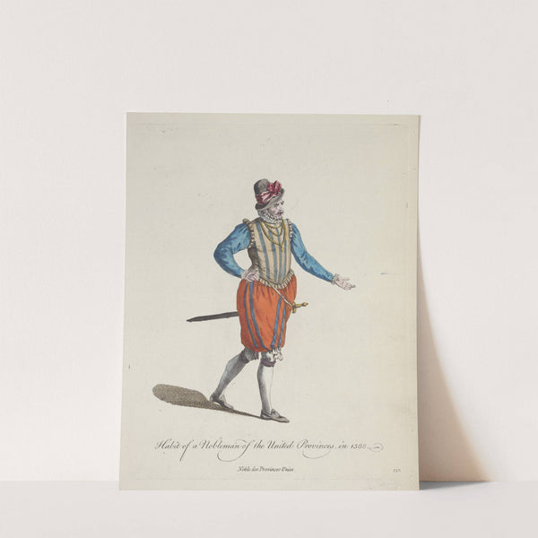 Habit of a nobleman of the United Provinces in 1588. Noble des Provinces-Unies. (1757-1772) by Charles Grignion