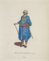Habit of a Persian gentleman in 1700. Persien. (1757-1772)