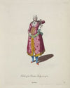 Habit of a Persian lady in 1700. Persienne. (1757-1772)