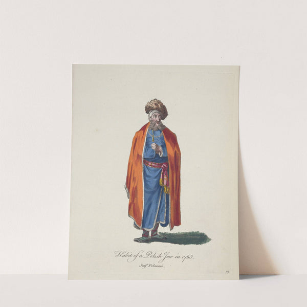 Habit of a Polish Jew in 1768. Juif Polanais. (1757-1772) by Charles Grignion
