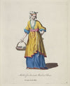 Habit of a servant maid in China. Servante de la Chine. (1757-1772)