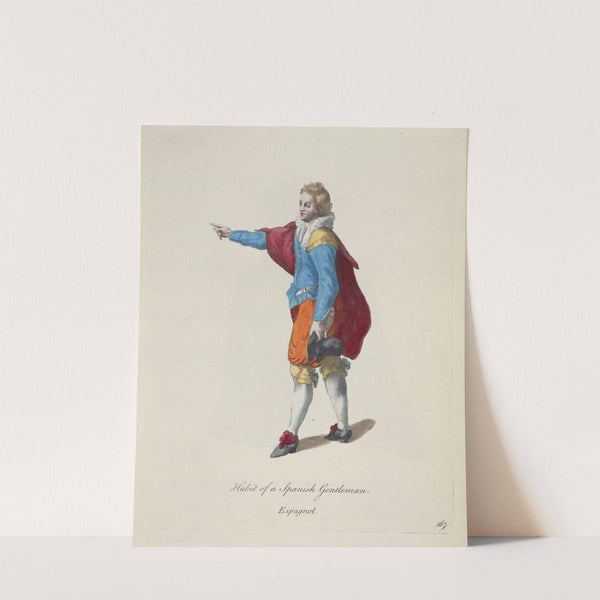 Habit of a Spanish gentleman. Espagnol. (1757-1772) by Charles Grignion