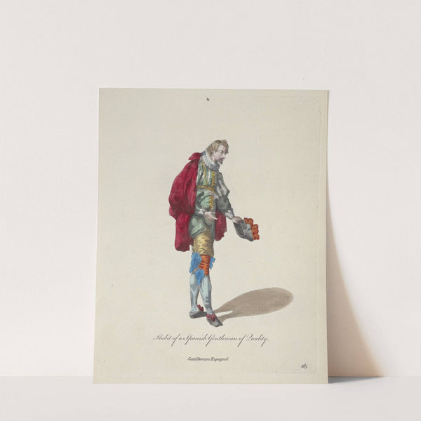 Habit of a Spanish gentlman of quality. Gentilhomme Espagnol. (1757-1772) by Charles Grignion