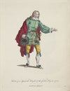 Habit of a Spanish knight of the golden key in 1700. Gentilhomme Espagnol. (1757-1772)